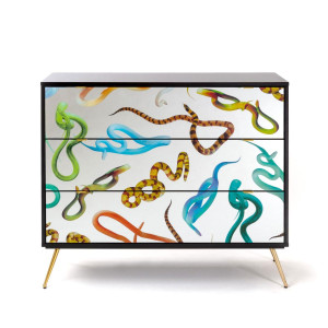 Cassettiera 3 Cassetti Snakes Seletti