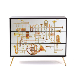 Cassettiera 3 Cassetti Trumpets Seletti