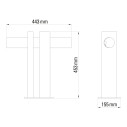 Cauvet Pi Lampada da tavolo DCW éditions dimensioni