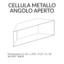 Cellula Composizione 4 con 9 moduli Mogg modulo angolo aperto