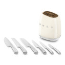 Ceppo portacoltelli Smeg KBSF02CR Panna 