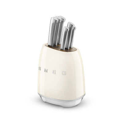 Ceppo portacoltelli Smeg KBSF02CR Panna