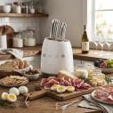 Ceppo portacoltelli Smeg KBSF02WH Bianco ambientazione