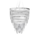 Ceremony Suspension lampada a sospensione Fumè Slamp vista
