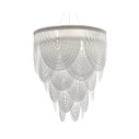 Ceremony Suspension lampada a sospensione White Slamp vista