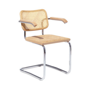 Knoll Breuer Cesca Sedia con braccioli faggio naturale