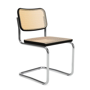 Knoll Breuer Cesca Sedia senza braccioli faggio nero
