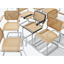 Knoll Breuer Cesca Sedia senza braccioli faggio nero vista