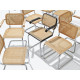 Knoll Breuer Cesca Sedia senza braccioli faggio nero vista
