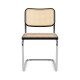 Knoll Breuer Cesca Sedia senza braccioli faggio nero vista
