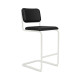 Knoll Breuer Cesca Relax Sgabello Bar verniciato rivestito vista struttura bianco ultra opaco