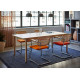 Knoll Breuer Cesca Sedia con braccioli faggio naturale e seduta rivestita ambientazione