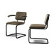 Knoll Breuer Cesca Relax Sedia senza braccioli verniciata rivestita vista