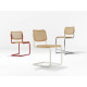 Knoll Breuer Cesca Sedia senza braccioli verniciata faggio naturale vista