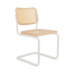 Knoll Breuer Cesca Sedia senza braccioli verniciata faggio naturale