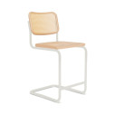 Knoll Breuer Cesca Sgabello Counter verniciato faggio naturale vista