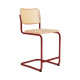 Knoll Breuer Cesca Sgabello Counter verniciato faggio naturale vista
