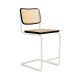 Knoll Breuer Cesca Sgabello Counter verniciato faggio nero vista