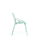 Chair_One Sedia con gambe in alluminio verniciato Magis vista finitura menta