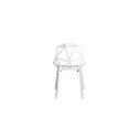 Chair_One Sedia con gambe in alluminio verniciato Magis vista finitura bianca