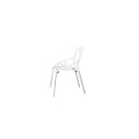 Chair_One Sedia con gambe in alluminio verniciato Magis vista finitura bianca
