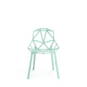 Chair_One Sedia con gambe in alluminio verniciato Magis vista finitura menta