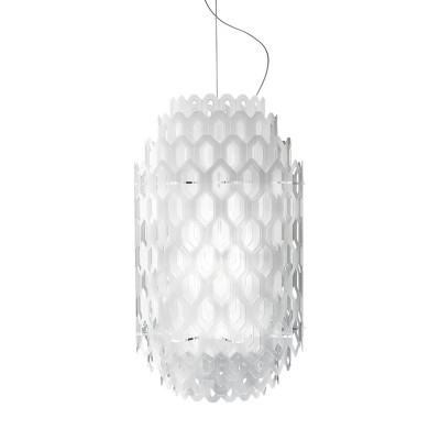 Chantal Suspension Small lampada a sospensione White
