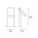 Artemide Chilone lampada da terra outdoor dimensioni H 45 cm