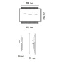 Chimera 4167 Segnapassi da incasso 9010 novantadieci dimensioni