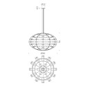 Chloris lampada a sospensione dimensioni