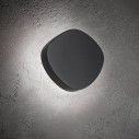 Ciottolo lampada da parete Grigio scuro Zafferano ambientazione