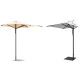 City Alluminio mezzo ombrellone 150x200 Ombrellificio Veneto vista