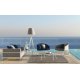 Cleo Alu Poltrona living Talenti Outdoor ambientazione