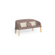 CleoSoft Wood Divano love seat Talenti vista