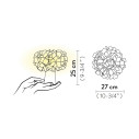 Clizia Battery lampada da tavolo Fumè Slamp dimensioni