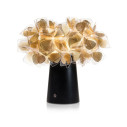 Clizia Battery Mama Non Mama lampada da tavolo Gold base scura Slamp vista