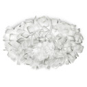 Clizia Ceiling-Wall Large lampada da soffitto-parete White Slamp vista