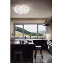 Clizia Ceiling-Wall Large lampada da soffitto-parete White Slamp ambientazione