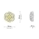 Clizia Ceiling-Wall Medium lampada da soffitto-parete Fumè Slamp dimensioni