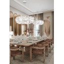 Clizia Suspension Large lampada a sospensione Fumè Slamp ambientazione