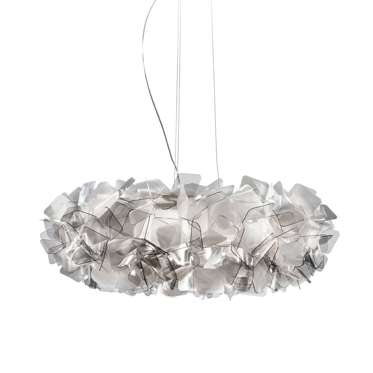 Clizia Suspension Large lampada a sospensione Fumè 