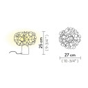 Clizia Table Mama Non Mama lampada da tavolo Black Slamp dimensioni