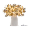 Clizia Table Mama Non Mama lampada da tavolo Gold base chiara Slamp vista