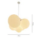 Cloudy Lampada a sospensione Axolight dimensioni