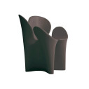 Driade Clover Poltrona grigio antracite vista