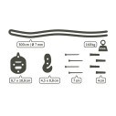 La Siesta CasaMount 1rope Beige Set di fissaggio per amache dimensioni