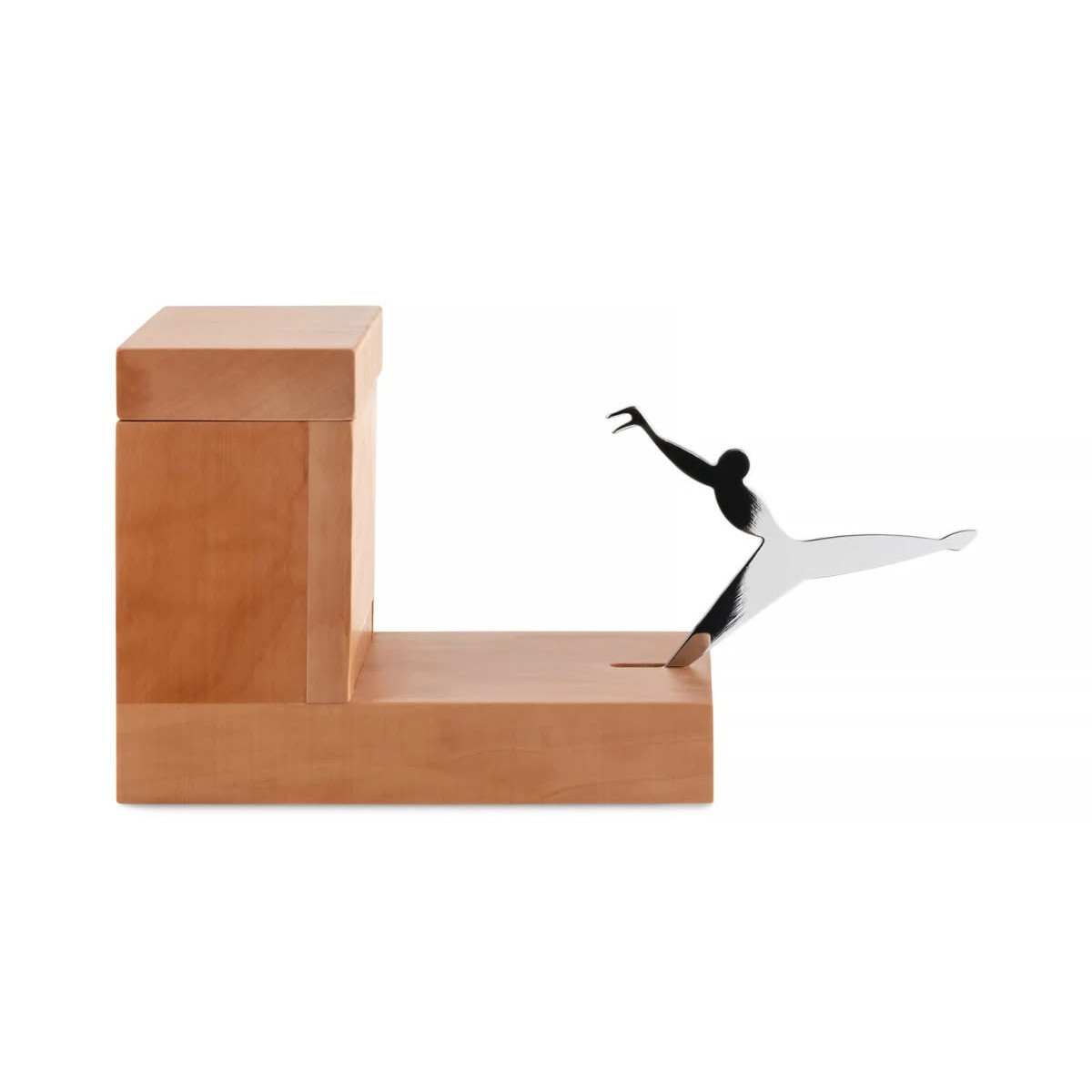 Alessi CO1369 Acchiappastuzzicadenti in legno di pero e acciaio 