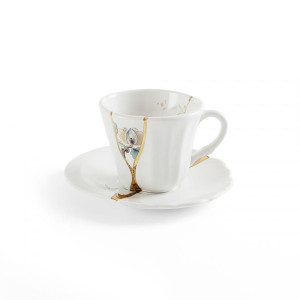 Kintsugi Tazzina con piattino 09643 Seletti