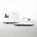 Collector Tavolino-Espositore 130x70x34 Glas ambientazione