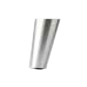 Alluminio Obliquo H 11 cm Cromo
